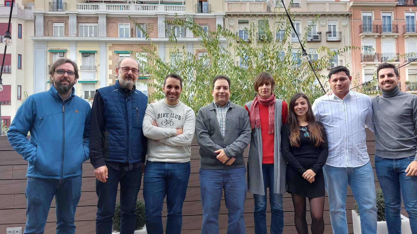 Equipo de Nanostine, la 'spin off' del CSIC especializada en nanotecnología.