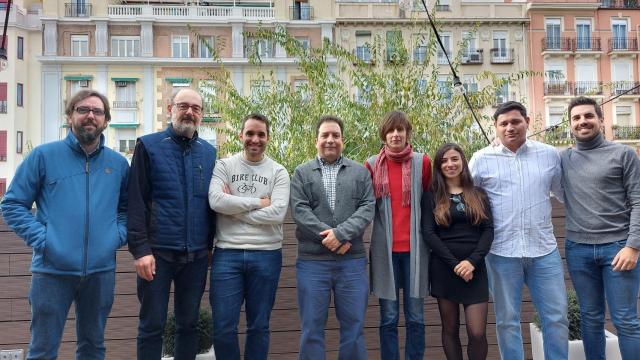 Equipo de Nanostine, la 'spin off' del CSIC especializada en nanotecnología.