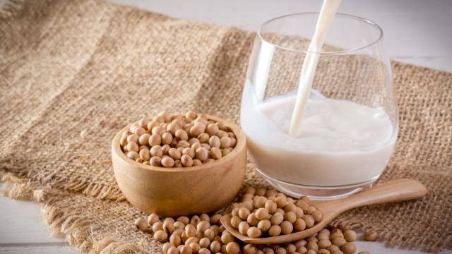 Leche de soja.