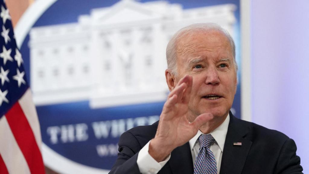 Joe Biden en un evento virtual del Major Economies Forum (MEF).