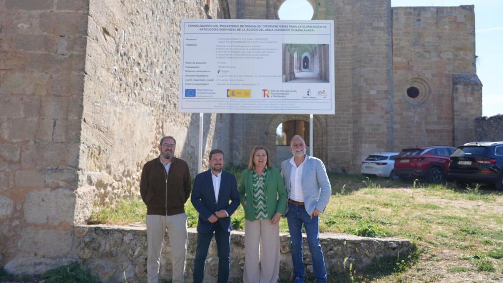 Visita a las obras del Monasterio de Monsalud en Guadalajara.
