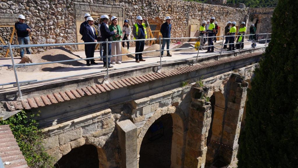 Visita a las obras del Monasterio de Monsalud en Guadalajara.