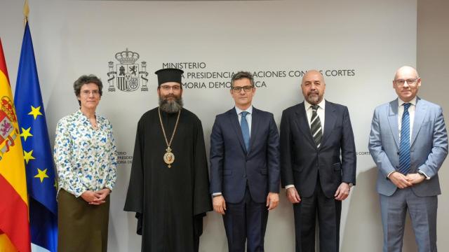 Félix Bolaños este martes con representantes de ortodoxos, budistas, mormones y Testigos de Jehová.