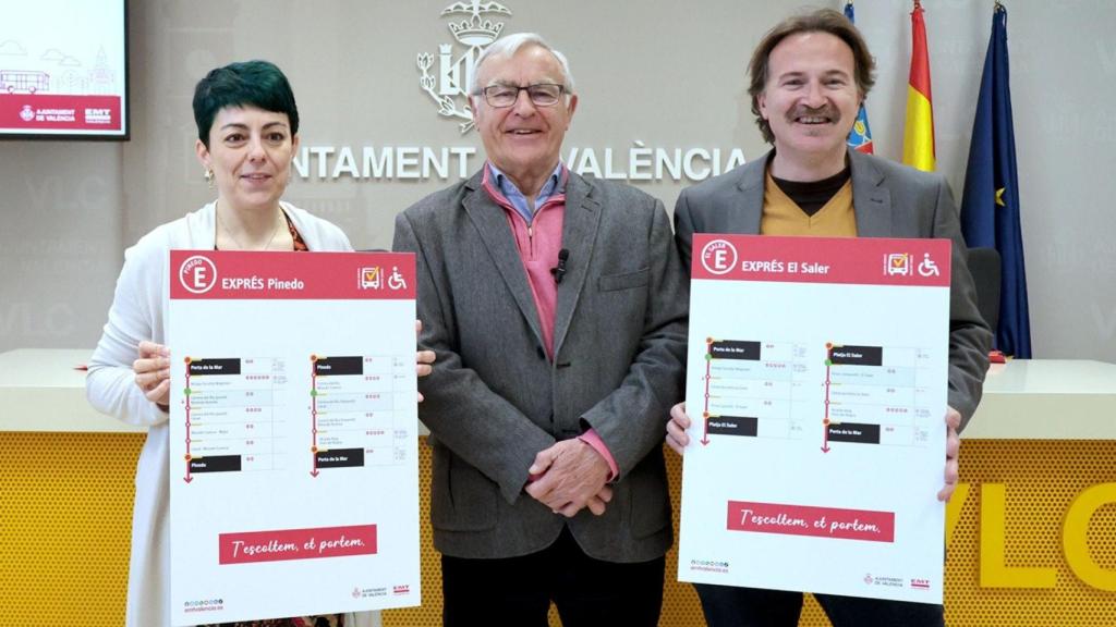 El alcalde de Valencia, Joan Ribó, y el edil de Movilidad en una presentación reciente.