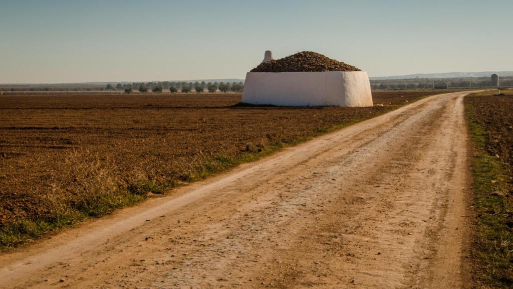 Un bombo ubicado en el campo de Tomelloso, concretamente a las afueras de la ciudad