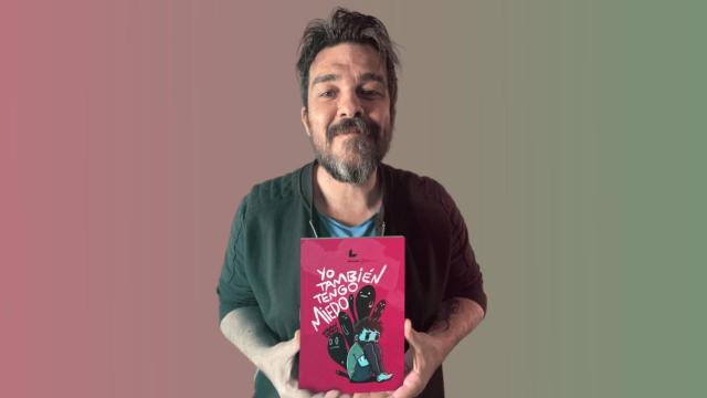Fran Ferriz, con 'Yo también tengo miedo' el proyecto de novela ilustrada que presenta.