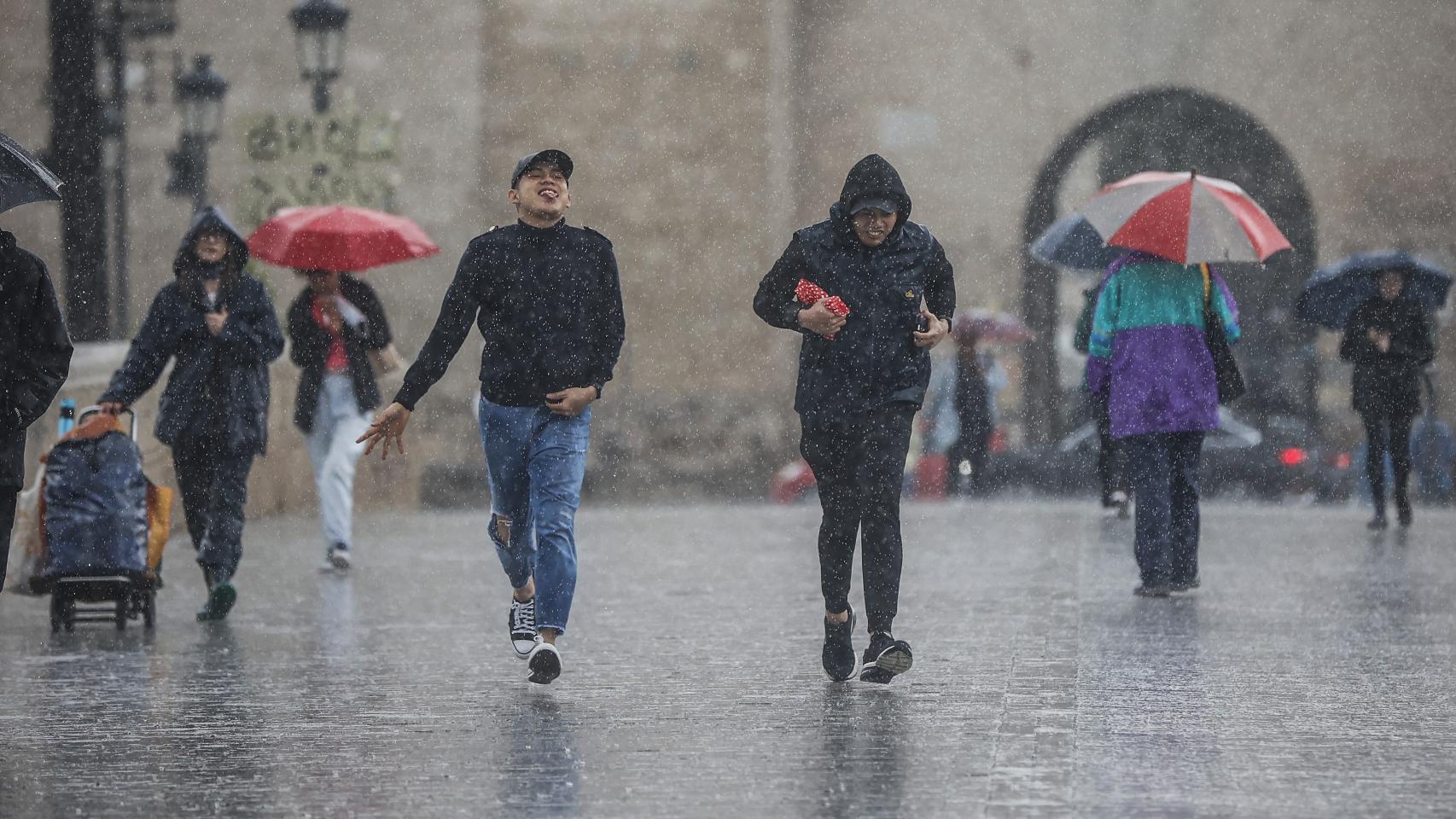 Lluvias en abril de 2022 en la Comunidad Valenciana.