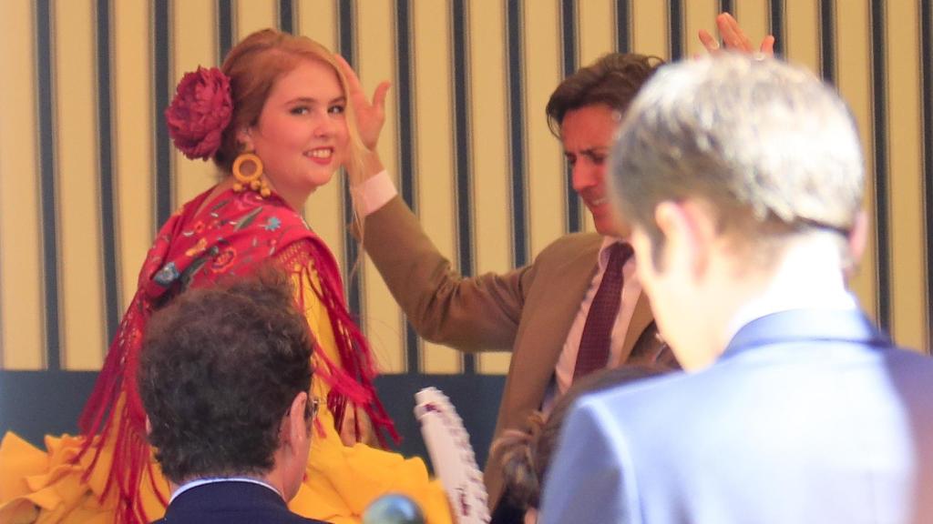Amalia de Holanda, en la Feria de Abril de 2019.