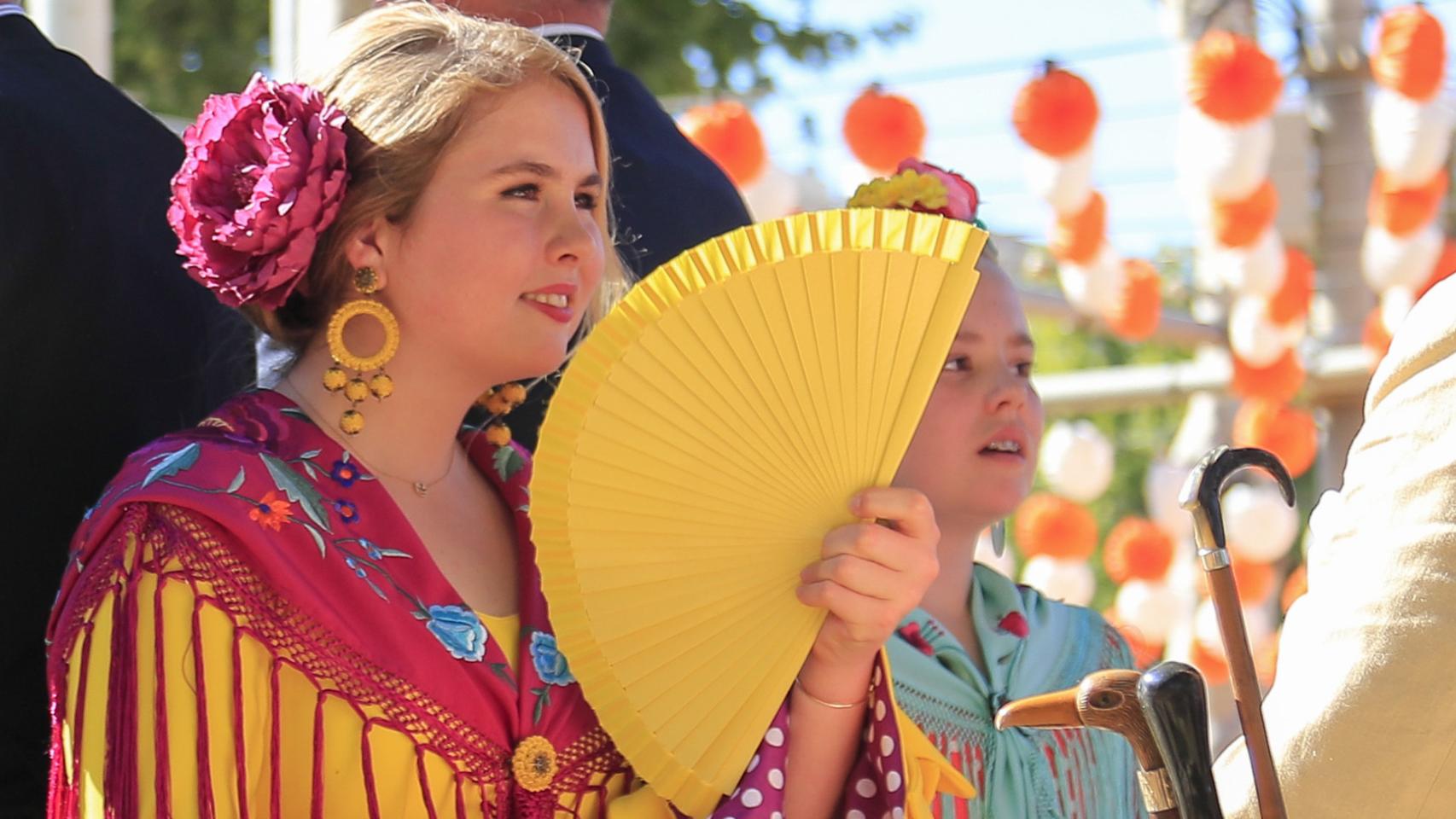 Amalia de Holanda, en la Feria de Abril de 2019.