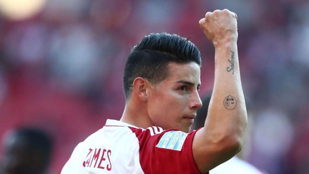 James Rodríguez, durante su etapa en Olympiacos.