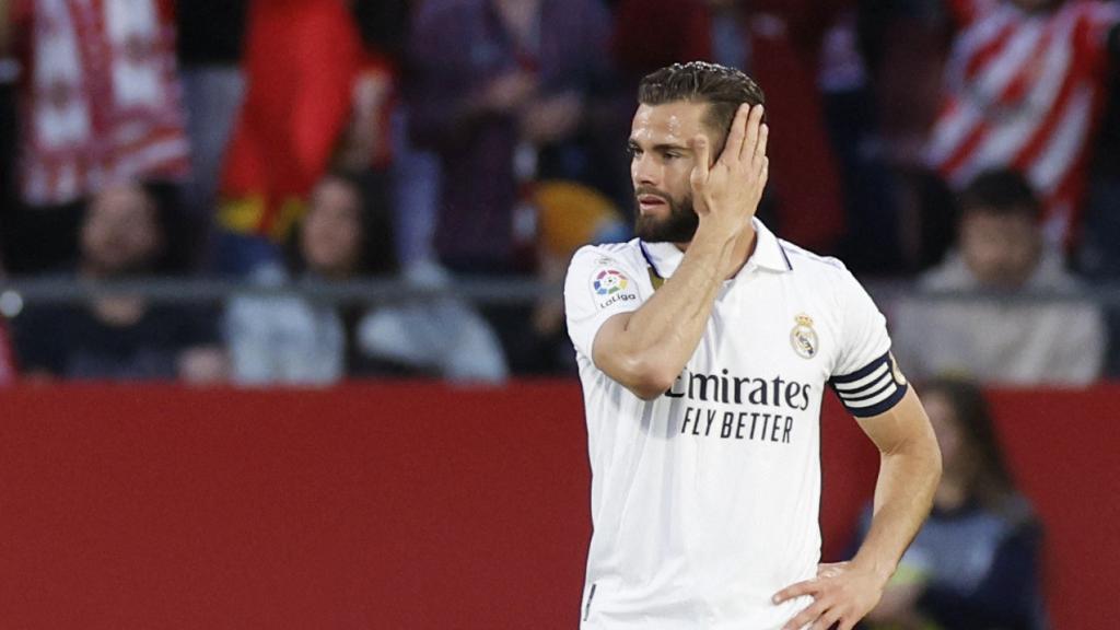Reacción de Nacho Fernández al 1-0 en contra del Real Madrid