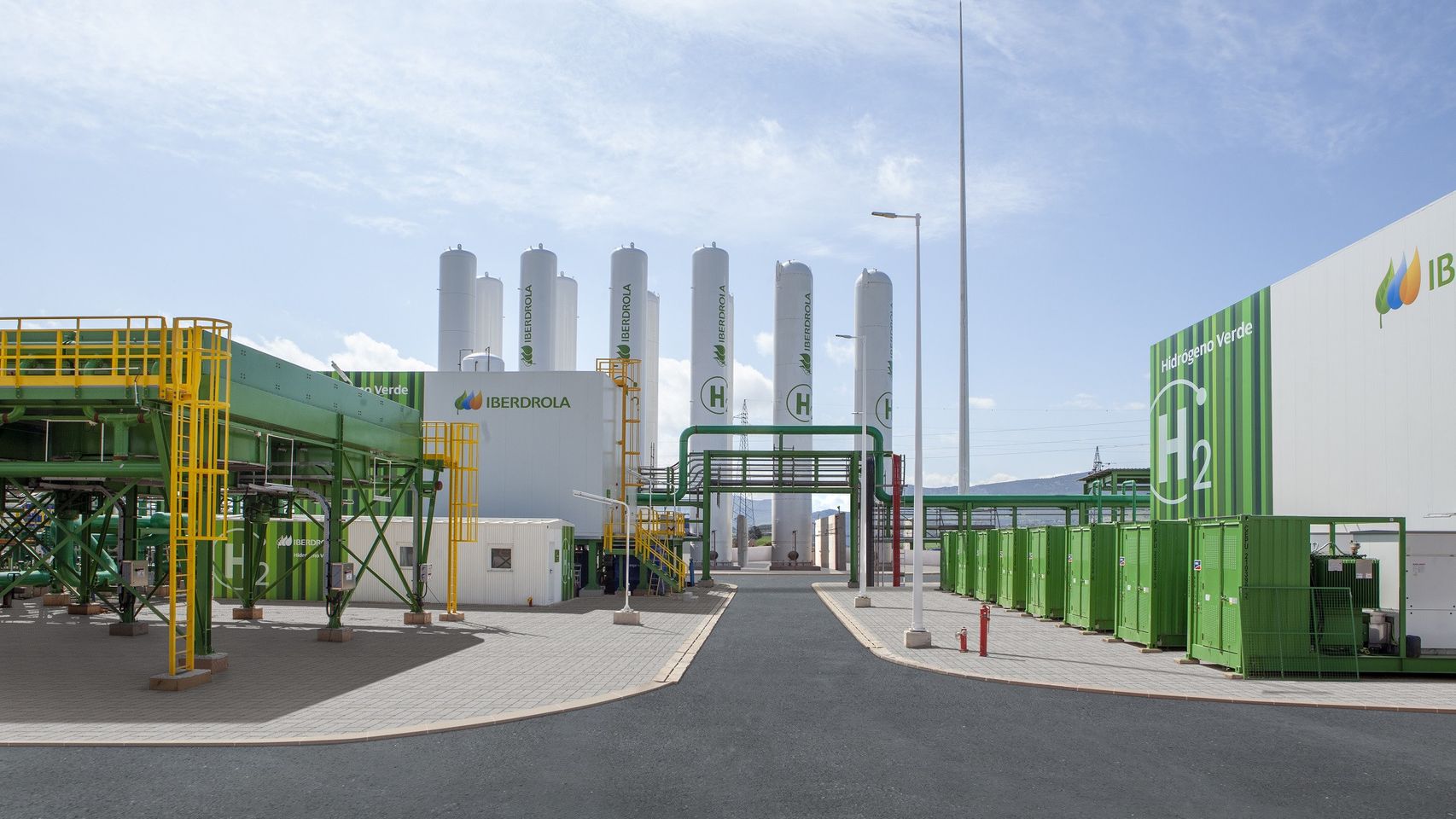 Planta de hidrógeno verde en Puertollano. Foto: Iberdrola.