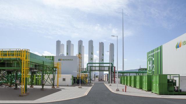 Planta de hidrógeno verde de Iberdrola. Foto: Iberdrola.