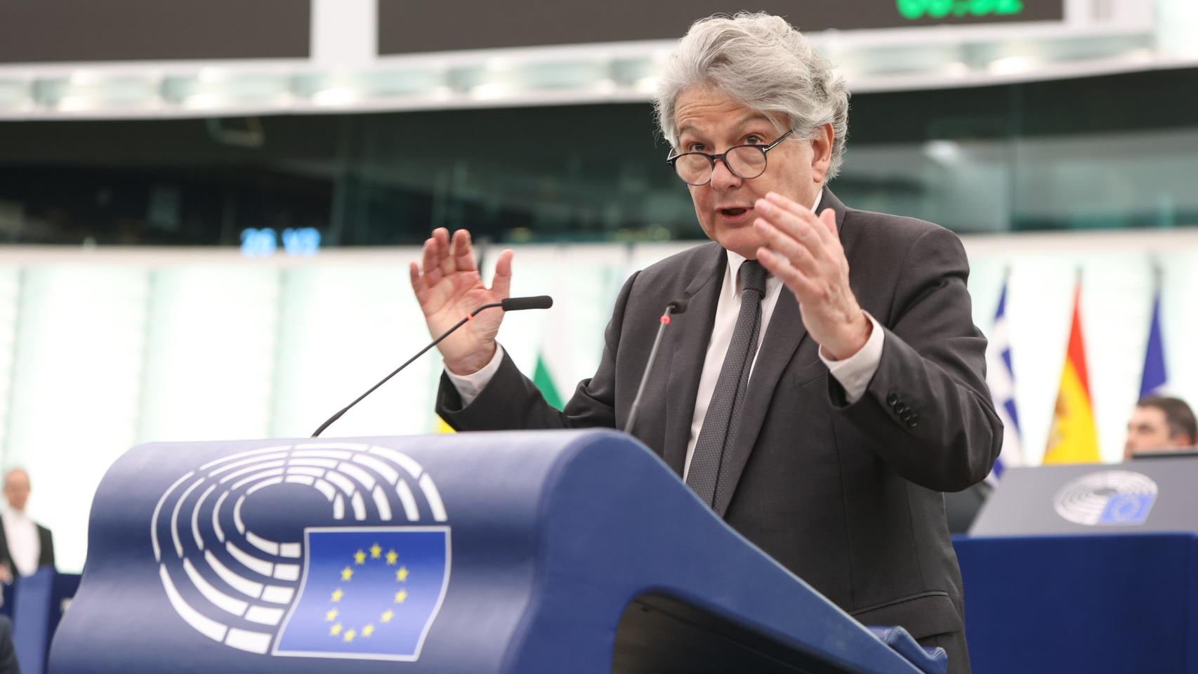 El comisario europeo de Mercado Interior, Thierry Breton.