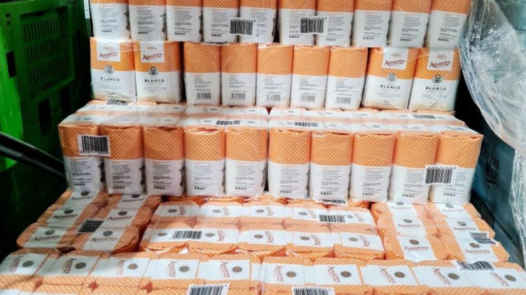 Paquetes de azúcar de Azucarera.