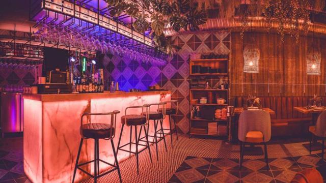 El restaurante Burro Canaglia de la Plaza Manuel Becerra de Madrid, en cuyo incendio murieron dos personas.