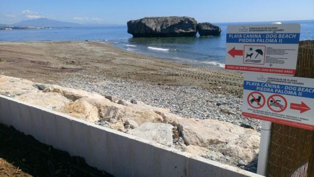 Una playa de Casares.