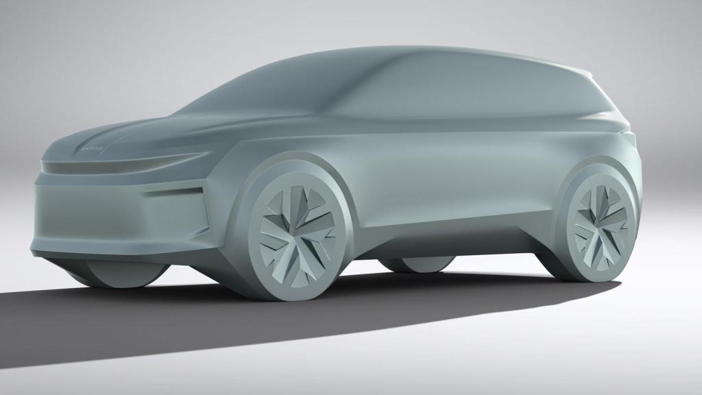 Silueta de Skoda Elroq.