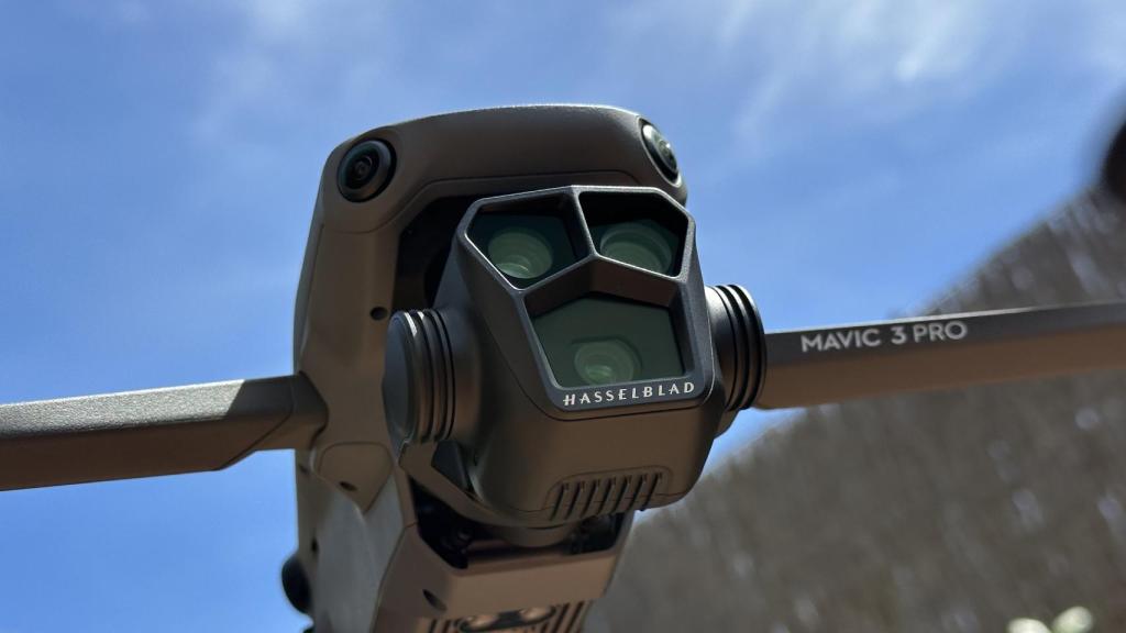 Las tres cámaras del Mavic 3 Pro.