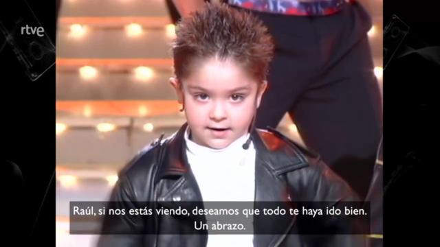 La actuación de Raulito que se pudo ver en 'Cachitos'  en La 2.