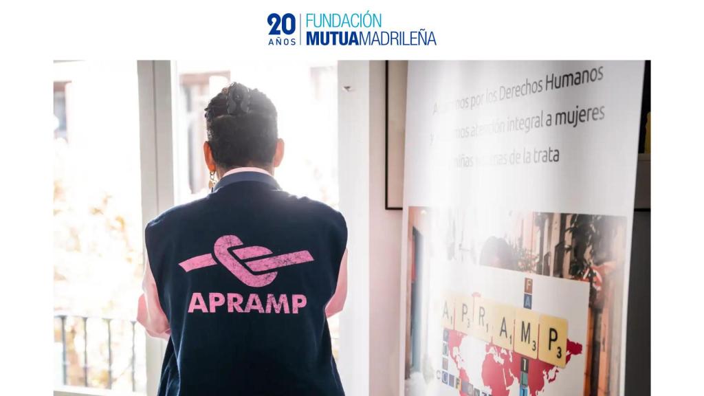 Una de las mediadoras de APRAMP.