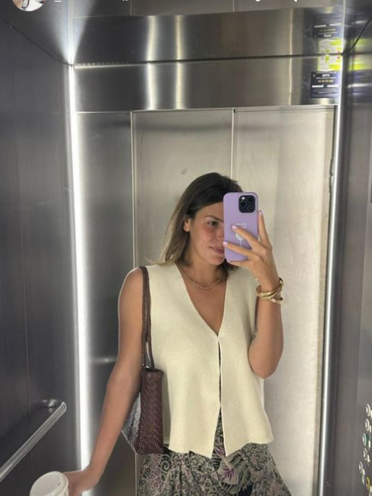 Laura Matamoros, en una imagen compartida en sus 'stories' de Instagram.