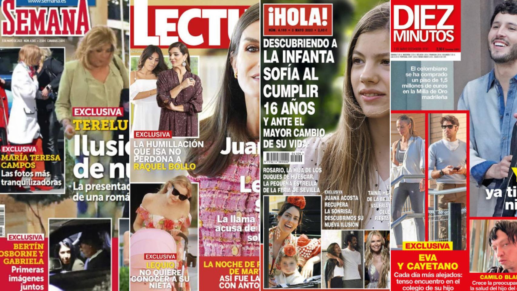 Portadas de revistas.