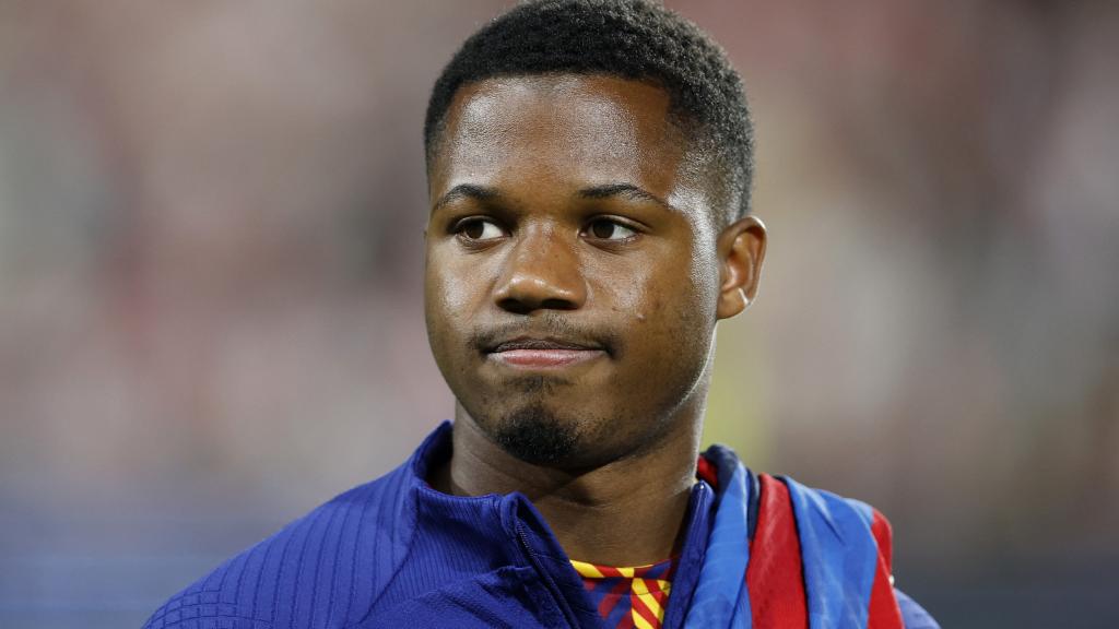 Ansu Fati, con el FC Barcelona en 2023