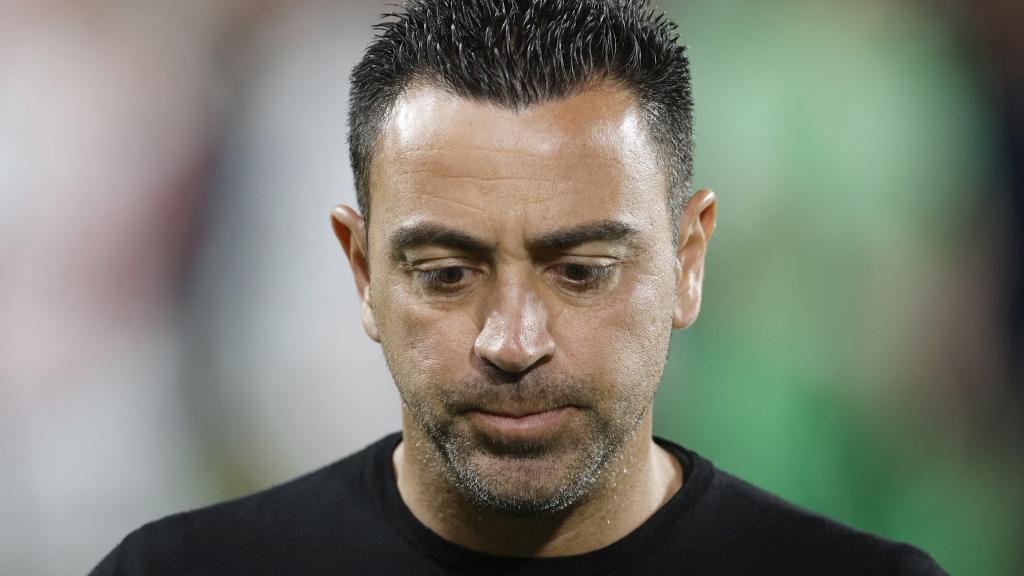 Xavi Hernández, en un partido del FC Barcelona de la temporada 2022/2023