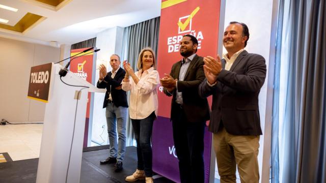 Acto de Vox en Toledo. Foto: Twitter @Igarrigavaz.