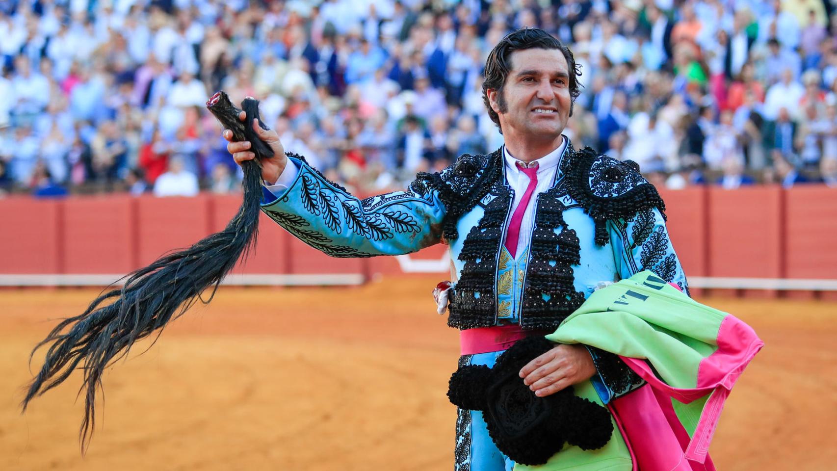Morante, este miércoles, tras su faena en La Maestranza.
