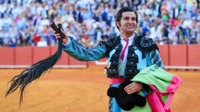 Morante, este miércoles, tras su faena en La Maestranza.