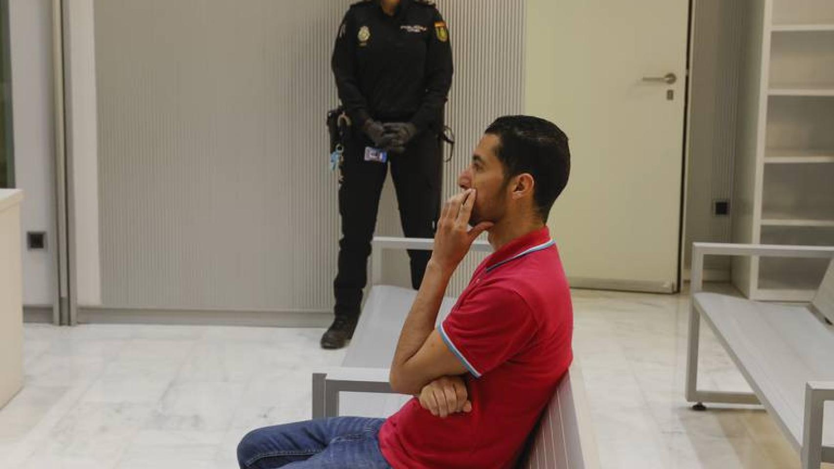 El acusado, durante su juicio en la Audiencia Nacional.