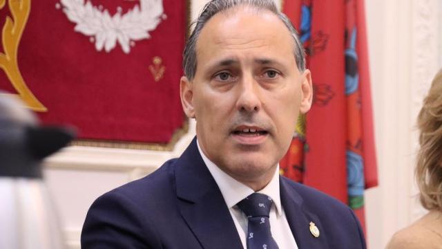 El decano de la Abogacía de Madrid, Eugenio Ribón, durante el encuentro con los medios este miércoles.