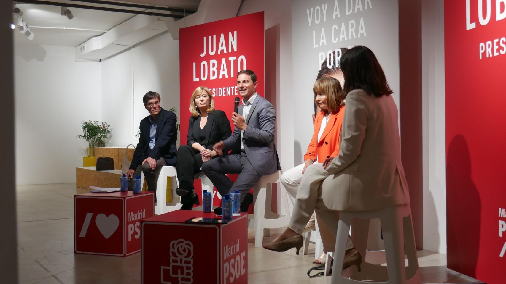 Juan Lobato en la presentación de su programa.