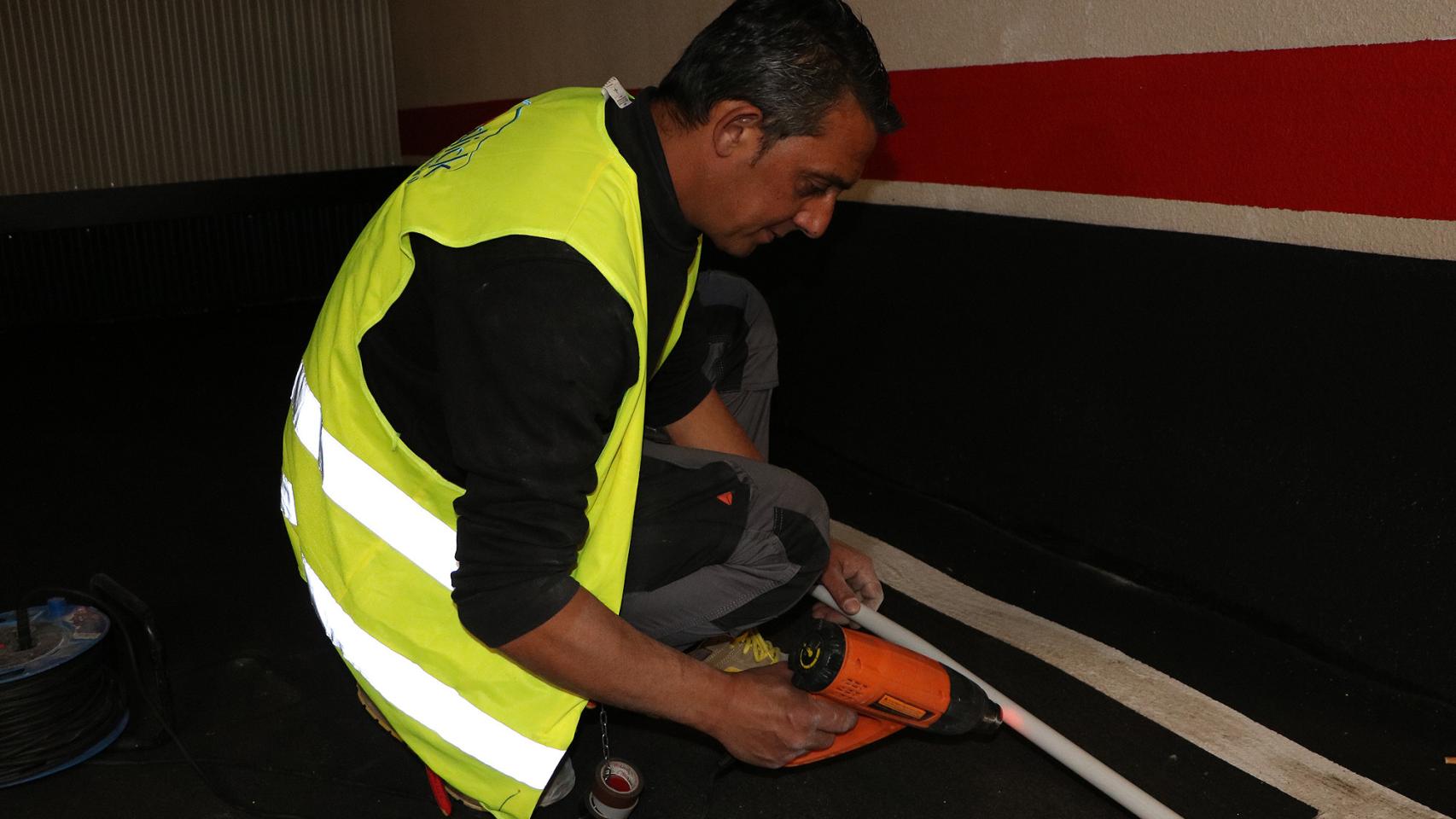 Instalación de punto de recarga de coche eléctrico