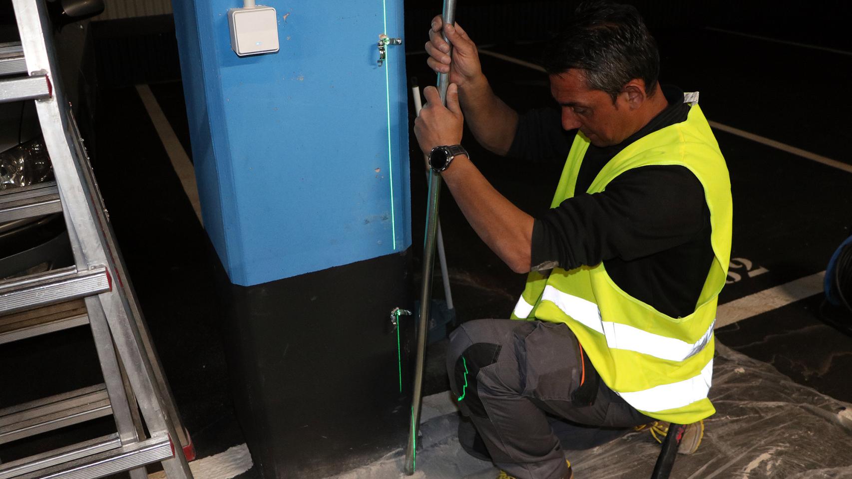 Instalación de punto de recarga de coche eléctrico
