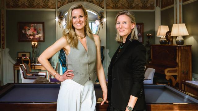 Clémence Mauchamp y Jessica Robell.