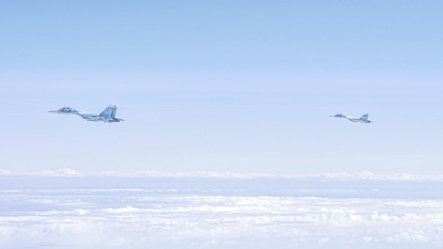 Cazas alemanes y británicos interceptan tres aviones militares rusos que volaban sin identificar