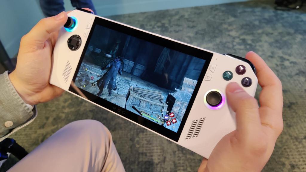 Jugando a Hogwarts Legacy en la ASUS ROG Ally