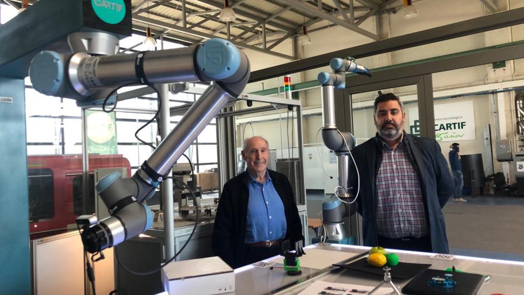 José Ramón Perán y Sergio Sanz, director y subdirector de Cartif, la tecnológica más importante de Castilla y León