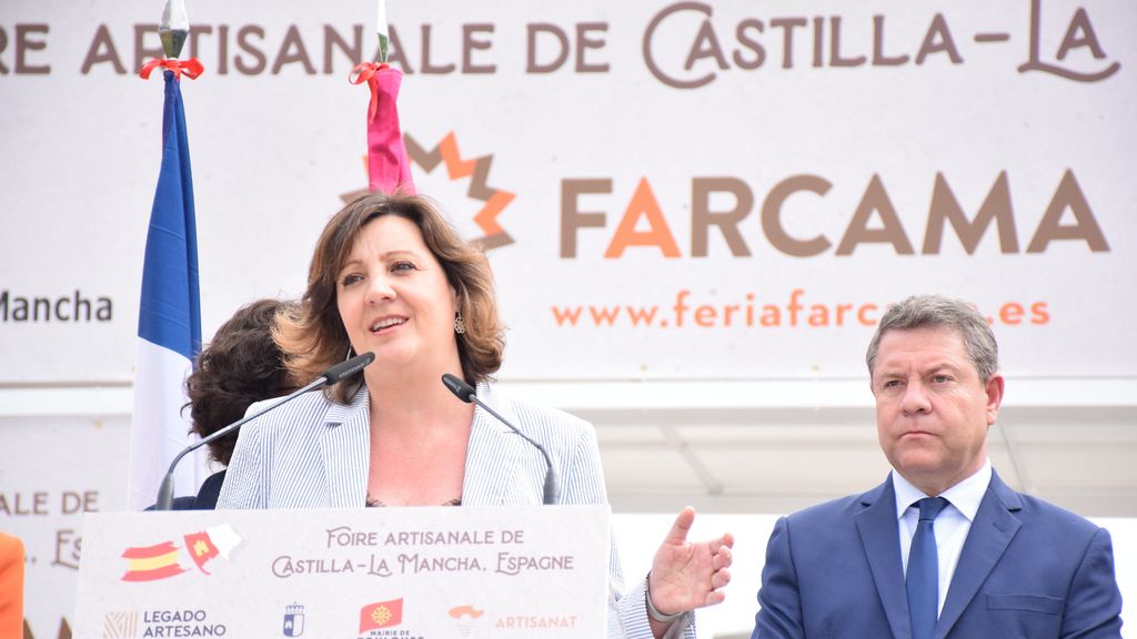 Patricia Franco en la edición de Farcama en Toulouse (Francia). Foto: JCCM.