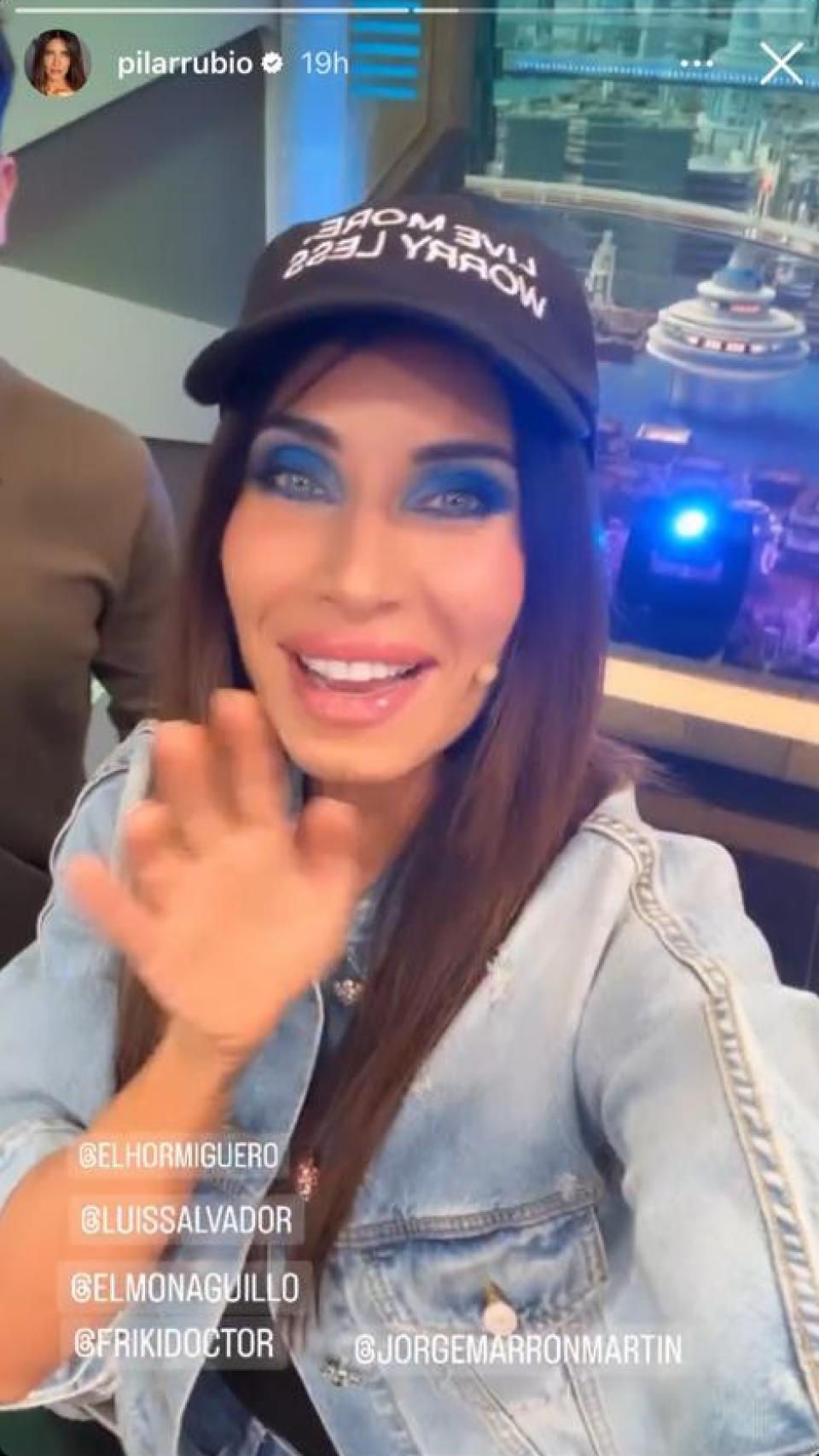 Pilar Rubio, en vídeo publicado en sus 'stories' de Instagram.