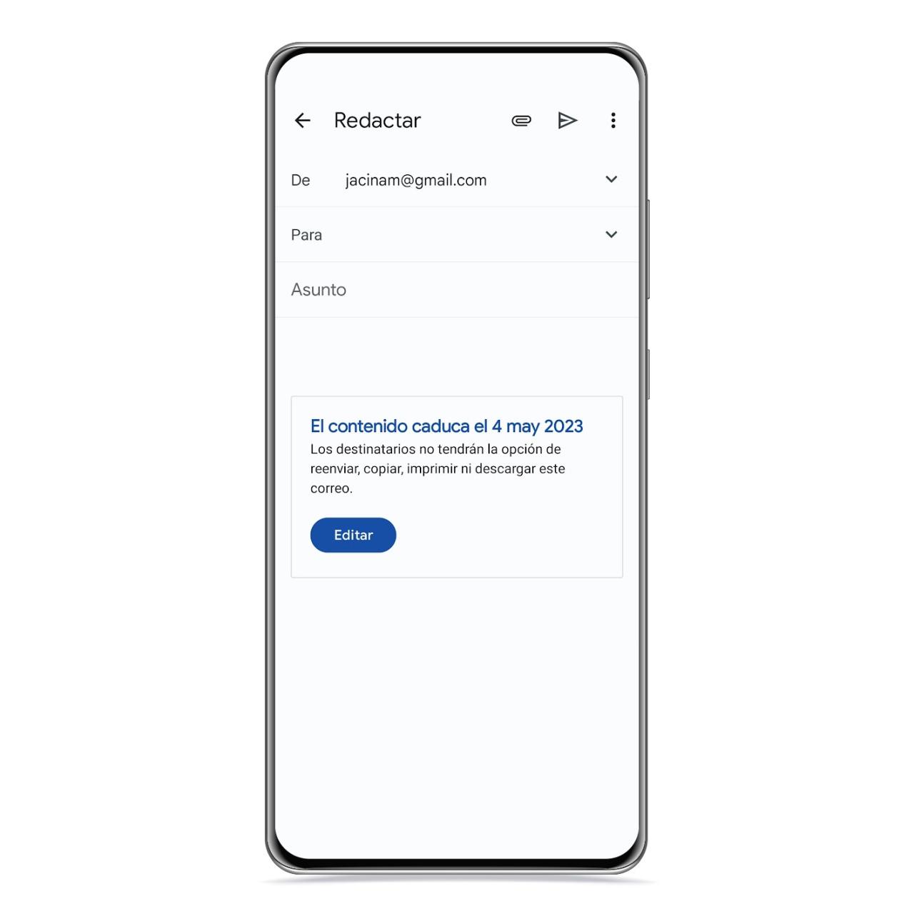 Correo confidencial en Gmail