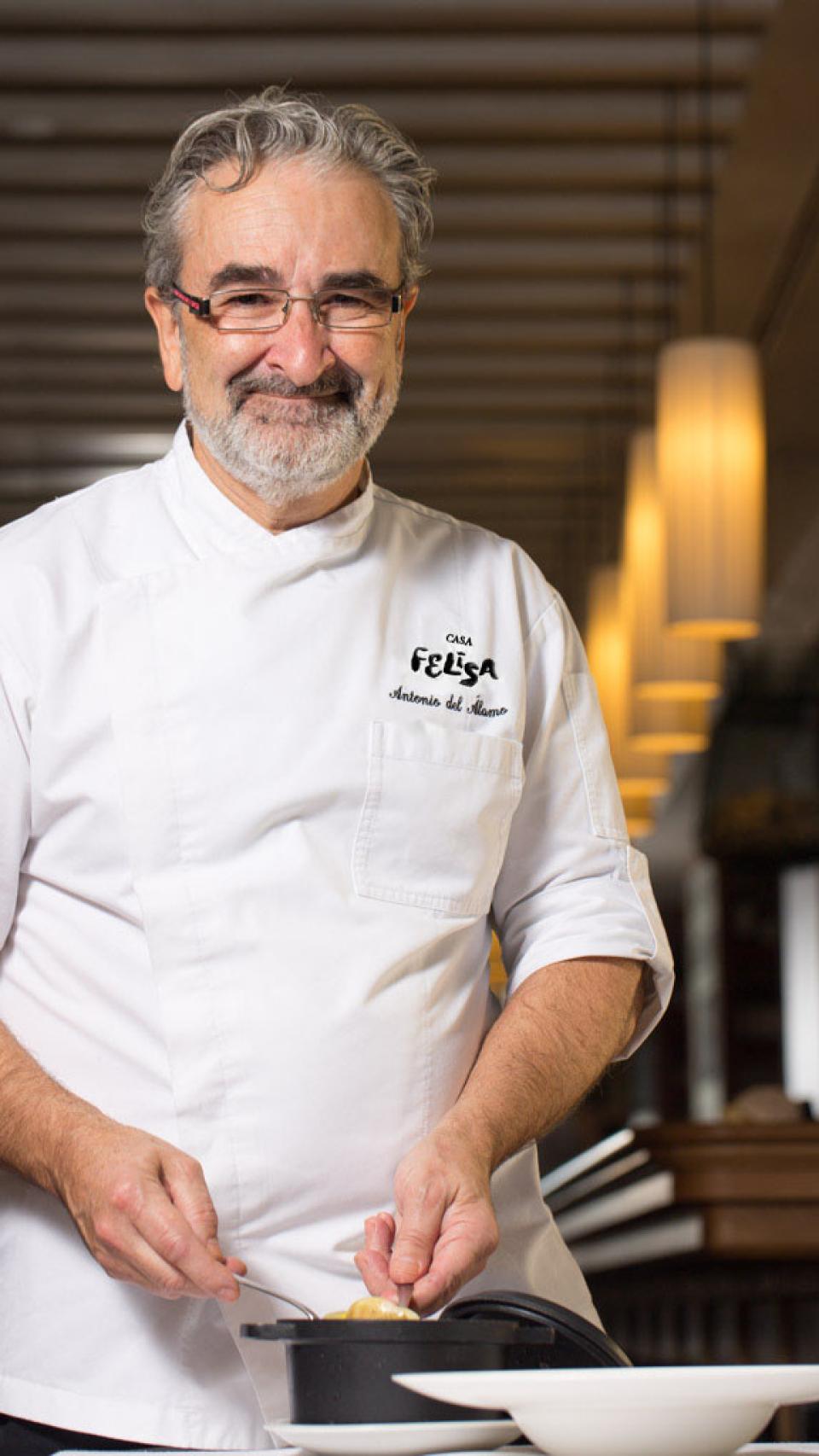 El jefe de cocina de Casa Felisa, Antonio del Álamo.