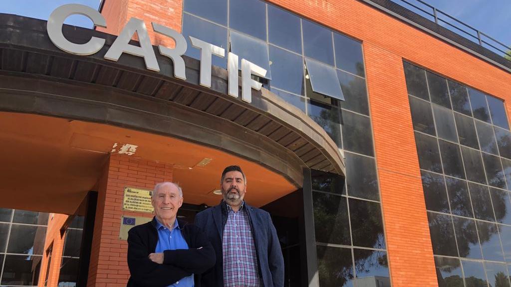 José Ramón Perán y Sergio Sanz, director y subdirector de Cartif, la tecnológica más importante de Castilla y León