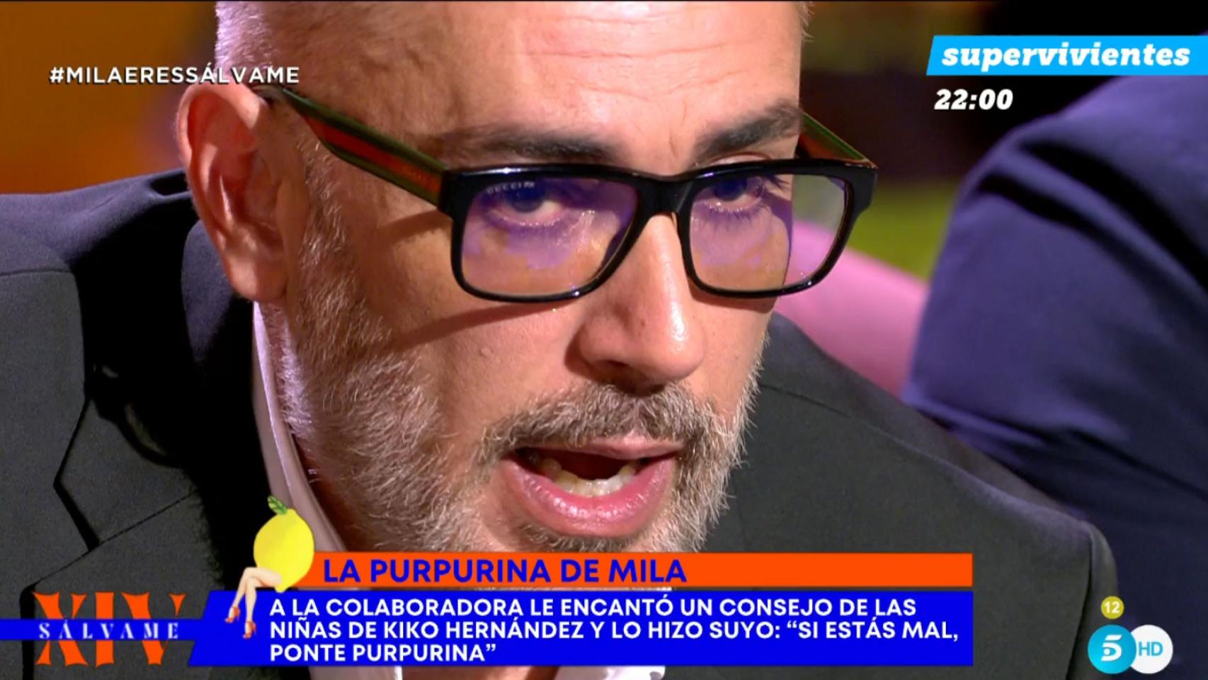 Kiko Hernández en 'Sálvame'