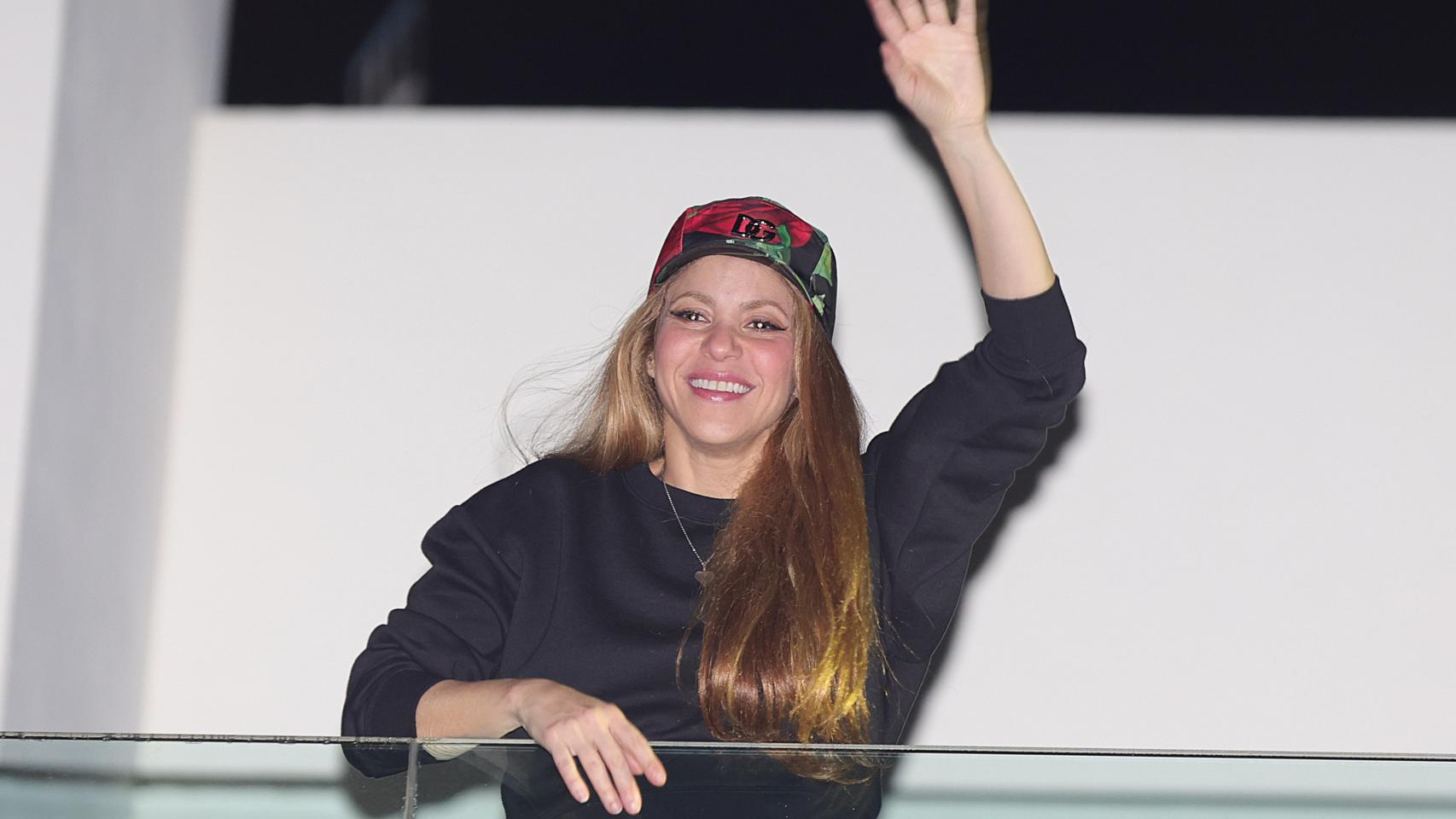 Shakira en su casa de Barcelona.