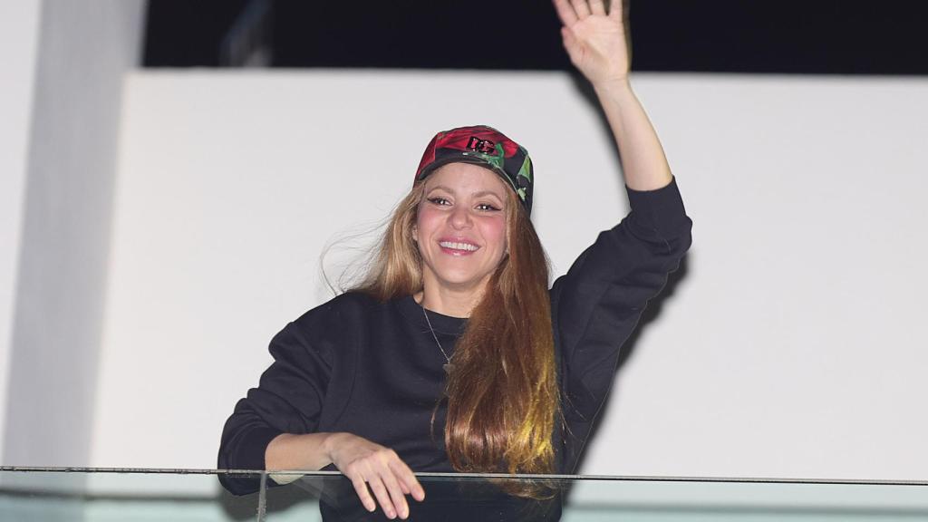 Shakira en su casa de Barcelona.