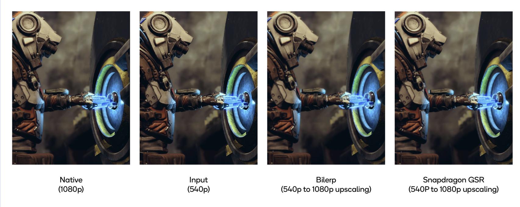 Qualcomm promete que puede ampliar juegos de resolución 540p a 1080p sin pérdida